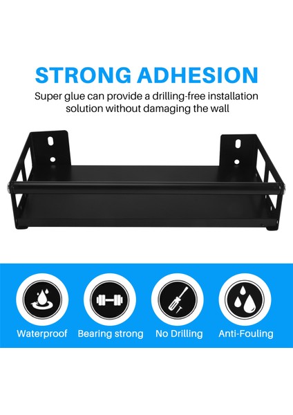 Mutfak Depolama Rafı Duvara Monte Braketi Duvara Monte Depolama Rafı Baharat Tankı Raflı Dolap Raf Banyo Rafı (Yurt Dışından) fırsatları