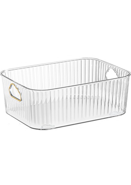 Şeffaf Buzdolabı Saklama Kutusu Sebze Organizatör Buzdolabı Temizle Konteyner Mutfak Yiyecek Içecekleri Depolama Beyaz (Yurt Dışından)