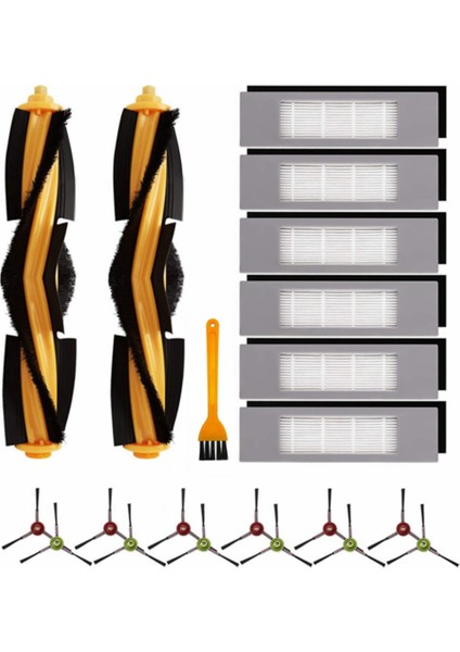 21 Adet Deebot Ozmo T8 T9 N8PRO Robotlu Süpürge Toz Torbası Filtre Tek Kullanımlık Paspas Bezi Aksesuarları (Yurt Dışından)