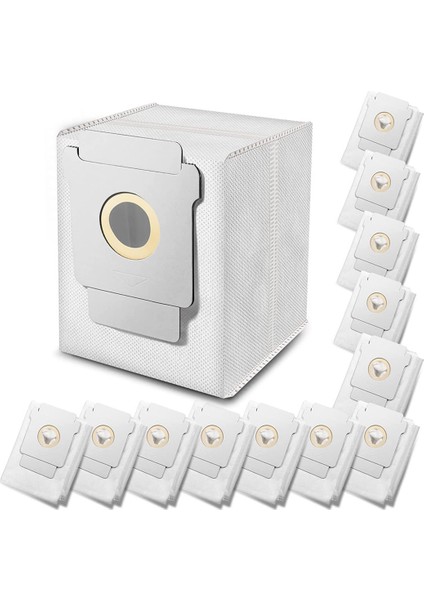 12'li Paket Vakum Torbaları Kir Torbaları S9 (9550) S9 ,ı7 I7+/PLUSI3+I6+I8ROBOT Vakum Için Uyumlu Yedek Parçalar (Yurt Dışından)