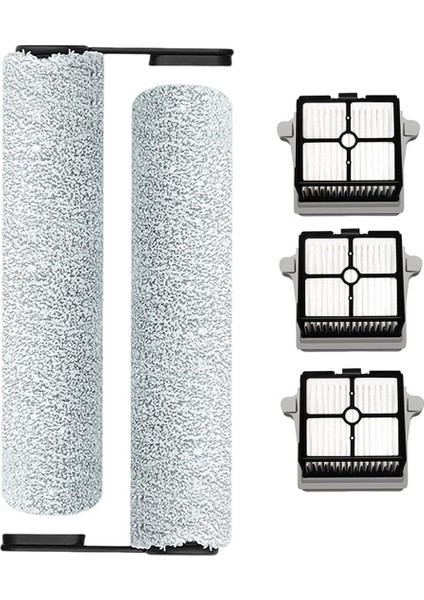 Floor One S6/S6PRO Elektrikli Süpürge Için Fırça Rulosu Yedek Heapa Filtre Vakum Hepsi Bir Arada (Yurt Dışından)