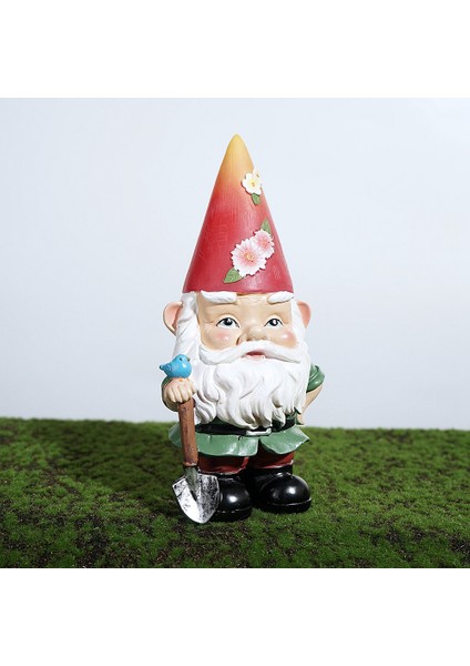 Açık Güneş Gnome Süsler Bahçe Gnome Heykeli Güneş Enerjili Lamba ile Cüce Madenci Reçine Figürler Süsler A (Yurt Dışından) fiyatları