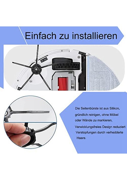 S7 T7 T7S T7 Plus T7S Plus Robot Için Aksesuar Kiti 11 Parça Elektrikli Süpürge Yedek Parça (Yurt Dışından)