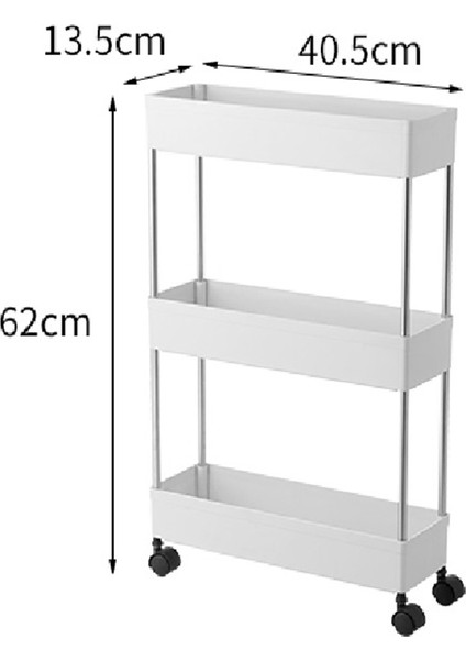 3 Katmanlı Tekerlek Arabası Ince Depolama Ofis Banyo Mutfak Çamaşır Odası Dar Alan Için Masa Altında Dar Depolama (Yurt Dışından) modelleri