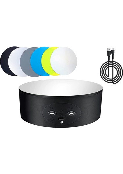 Dönen Ekran Standı, Fotoğraf Gösterimi, Şekiller ve Koleksiyon Gösterimi Için 360 Derece Otomatik Sessiz Döndürme Döner Tablası (Yurt Dışından)