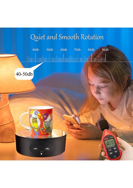 Dönen Ekran Standı, Fotoğraf Gösterimi, Şekiller ve Koleksiyon Gösterimi Için 360 Derece Otomatik Sessiz Döndürme Döner Tablası (Yurt Dışından) modelleri