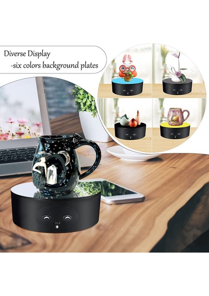 Dönen Ekran Standı, Fotoğraf Gösterimi, Şekiller ve Koleksiyon Gösterimi Için 360 Derece Otomatik Sessiz Döndürme Döner Tablası (Yurt Dışından) indirimleri