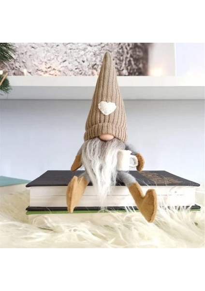 2 Adet Gnomes Peluş Bar Dekor, El Yapımı Isveç Tomte Gnomes Ev Mutfak Kahve Istasyonu Masa Raf Dekor Için Hediyeler (Yurt Dışından)