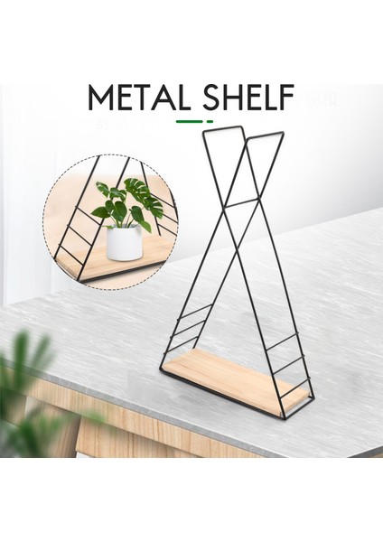 Iskandinav Minimalist Tarzı Metal Duvara Monte Depolama Rafı Üç Köşeli Bonsai Kitap Saklama Kutusu Standı Heykelcik Ekran Standı (Yurt Dışından) fırsatları