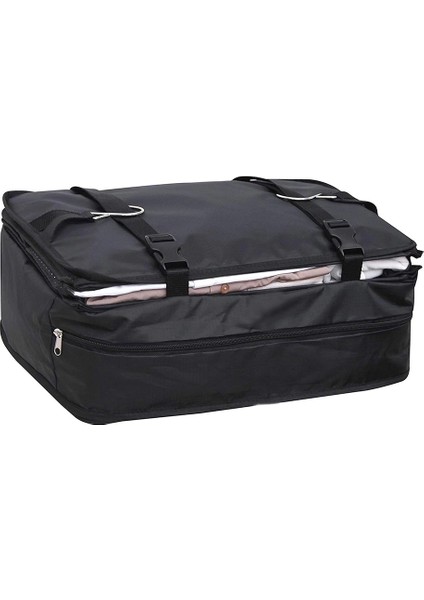 Seyahat Bagaj Organizatör Taşınabilir Seyahat Rafları Çanta Bavul Ambalaj Kare Katlanabilir Askılı Dolap Saklama Çantası (Yurt Dışından) fırsatları