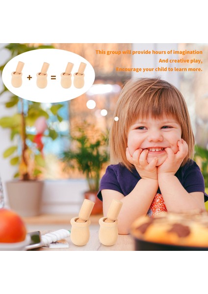 Ahşap Mandal Insanlar Yerleştirme Seti Ahşap Mandal Bebek Çocuk Dıy Oyuncak 10'lu Paket (Yurt Dışından) fiyatları