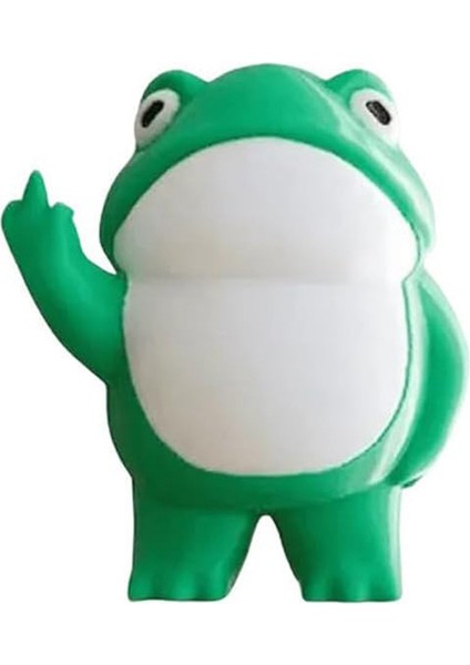 Asi Kurbağa Heykelcik, Kurbağa Bahçe Heykeli, Masa Süslemeleri, Bahçe Dekoru Için Sevimli Mini Kurbağa, Masaüstü Süsleri (Yurt Dışından)