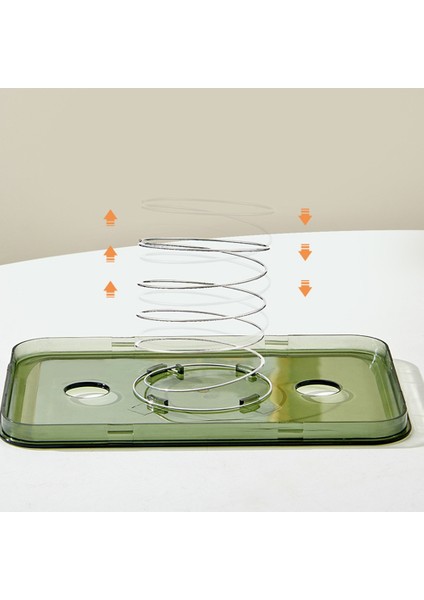 Ev Doku Kutusu Şeffaf Masaüstü Doku Kutusu Pompalama Kağıt Saklama Kutusu Oturma Odası Yemek Odası Siyah (Yurt Dışından) modelleri