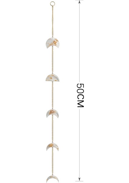 Ay Evresi Göksel Çelenk Zincirleri Reçine Boho Duvar Asılı Kolye Odası Yatak Odası Şeffaf (Yurt Dışından) modelleri