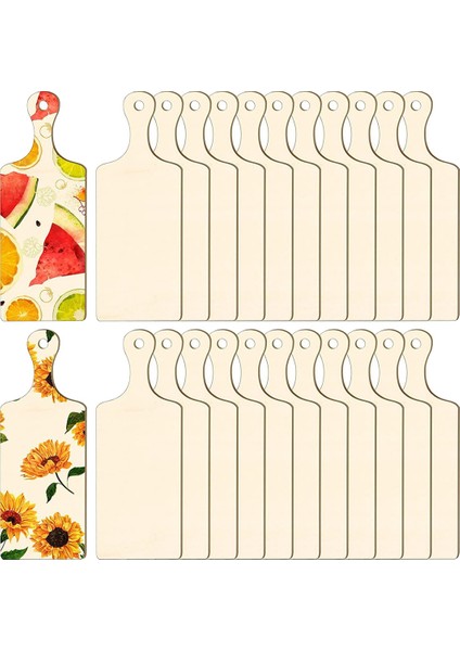 Pürüzsüz Yüzey Dayanıklı Ahşap Dıy Doğrama Tahtası Mutfak Dekorasyonu 12 Paket (Yurt Dışından) modelleri