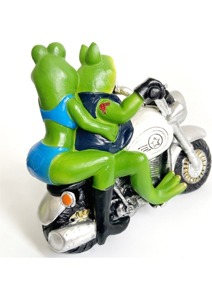 Kurbağa Motosiklet Reçine Kurbağa Çift Sürme Motosiklet Figürleri Kurbağa Heykelcik Dekor Reçine Kurbağa Hediyeler Bahçe Kurbağa Dekor (Yurt Dışından) indirimleri