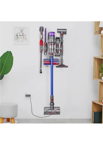 Elektrikli Süpürge Fırçası Baz Istasyonu Fırça Nozulu V7 V10 Için Standı Tutucu Depolama Braketi (Yurt Dışından)