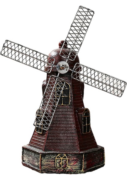 Kumbara Reçine Kumbara Retro Savingbox Retro Tasarruf Potu Fırıldak El Sanatları Hollanda Reçine El Sanatları Reçine Tasarruf Kutusu, A-1 (Yurt Dışından)