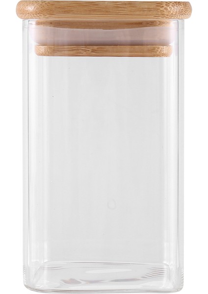 Bambu Kapaklı 12 Adet Cam Baharat Kavanozları, 8 Oz Hava Geçirmez Kare Baharat Kapları, Baharat Tuz Şekeri Için Boş Baharat Kavanozları (Yurt Dışından) fırsatları
