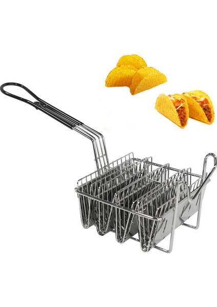 4 Izgara Mutfak Kızarmış Pişirme Patates Kızartması Sepeti Tortilla Kızartma Sepeti Derin Yağ Fritöz Sepeti Paslanmaz Çelik (Yurt Dışından) fiyatları