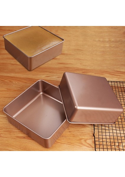 Mutfak Dıy Bakeware Kare Ekmek Tava Kalıp, Tost Ekmeği Kalıp Kek Tepsisi Kek Kalıbı Bakeware Yapışmaz 15.8 cm (Yurt Dışından)