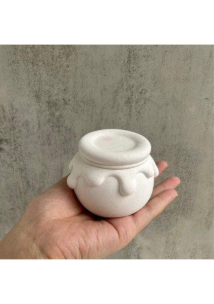 Dıy Bal Kavanozu Silikon Kalıp Alçı Mum Kapaklı Kutu Zanaat Kalıp El Yapımı Takı Saklama Kabı Reçine Çimento Kalıp (Yurt Dışından) indirimleri