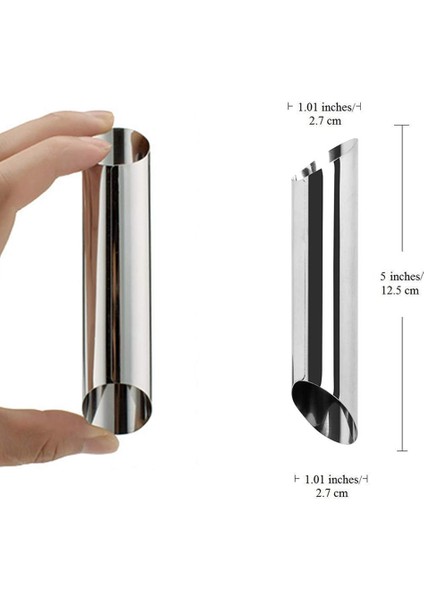 30 Adet Cannoli Tüpler Formları Seti Paslanmaz Çelik Yapışmaz Krem Boynuz Danimarka Pasta Kabuk Kremalı Rulo (Yurt Dışından) indirimleri