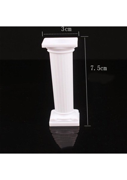 8 Adet/takım Beyaz Küçük + Plastik Kek Sütunları, Düğün Pastası Sütunları Standı, Fondan Kek Destek Kalıp Günü Düğün Doğum Günü Pastası Dekorasyon Araçları (Yurt Dışından) indirimleri