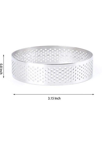 9'lu Paket Yuvarlak Tart Halkası, Mus Halkaları, Paslanmaz Çelik Isıya Dayanıklı Delikli Mus Halkaları, Metal Yuvarlak Halka Kalıbı (Yurt Dışından) fiyatları