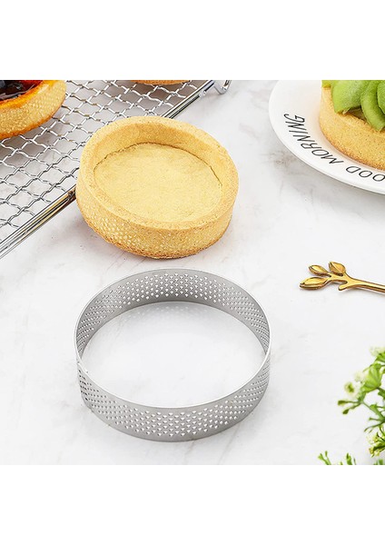 9'lu Paket Yuvarlak Tart Halkası, Mus Halkaları, Paslanmaz Çelik Isıya Dayanıklı Delikli Mus Halkaları, Metal Yuvarlak Halka Kalıbı (Yurt Dışından) indirimleri