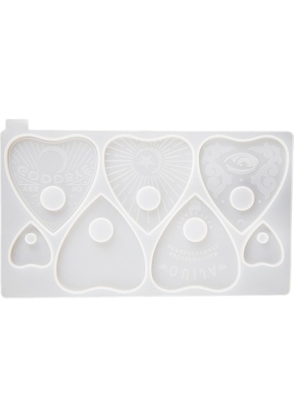 Kolye Anahtarlık Küpe Için Yapay Tahta Silikon Kalıp, Reçine El Sanatları Için Reçine Kalıp 1 Adet (Yurt Dışından)