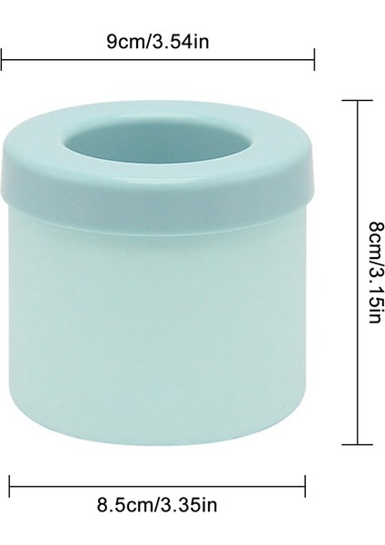 Silikon Buz Küpü Tepsi Buz Kovası Kuyruk 2 Adet Buz Küpü Tepsi Buz Küpü Kalıp Buz Küpü Kalıp (Mavi) (Yurt Dışından) fırsatları