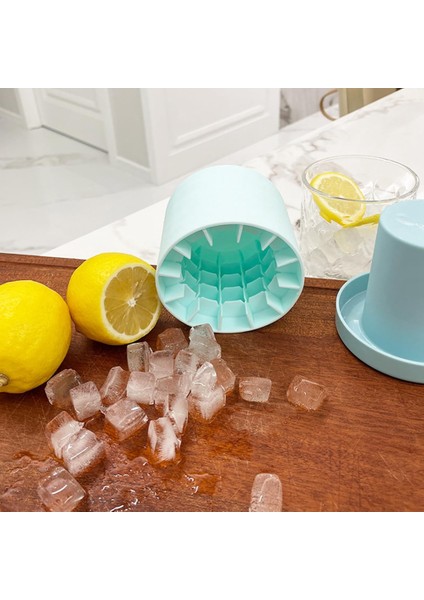 Silikon Buz Küpü Tepsi Buz Kovası Kuyruk 2 Adet Buz Küpü Tepsi Buz Küpü Kalıp Buz Küpü Kalıp (Mavi) (Yurt Dışından) fiyatları