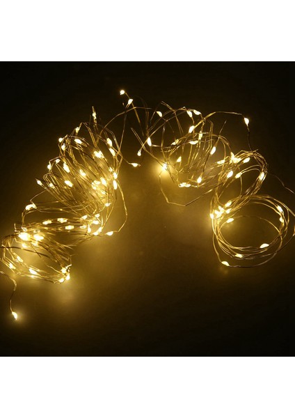 Güneş Enerjili Dize Işıklar, 10M 100LED Dış Mekan Dize Işıklar, Veranda, Bahçe, Kapı, Yard, Parti, Düğün, Noel Için Su Geçirmez Dekoratif Dize Işıklar (Sıcak Beyaz) (Yurt Dışından) indirimleri