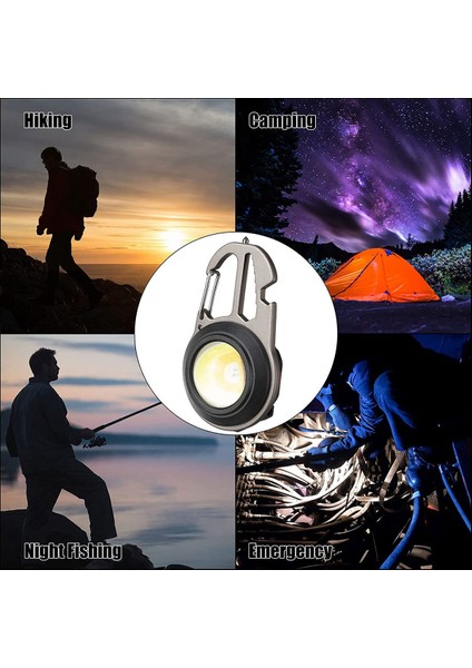 4 Adet LED Mini Cob Fenerleri 7 Işık Modu Işık Anahtarlık El Feneri 500 Lümen Parlak Cep El Feneri Şarj Edilebilir (Yurt Dışından) fırsatları