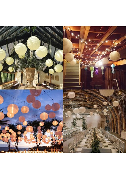 Parti Düğün Için 1 x Çin Japon Kağıt Fener Abajur, 50CM(20") Kremsi-Beyaz (Yurt Dışından) fırsatları