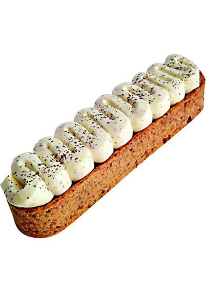 8 Adet Oval Fransız Tatlı Mousse Meyveli Turta Tart Yüzük Kiş Kek Kalıbı (Yurt Dışından)