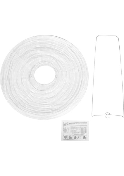 Parti Düğün Için 1 x Çin Japon Kağıt Fener Abajur, 40CM(16") Kremsi-Beyaz (Yurt Dışından) modelleri