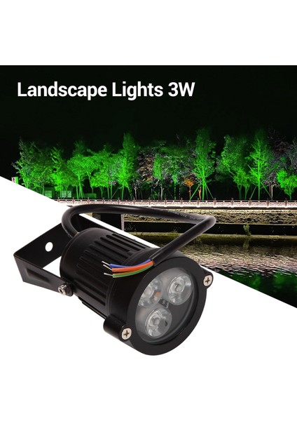 4 Adet LED Bahçe Işıkları 3 W 220 V Spike ile Açık Spot IP65 Su Geçirmez Bahçe Peyzaj Dekoratif Lamba Yeşil (Yurt Dışından)