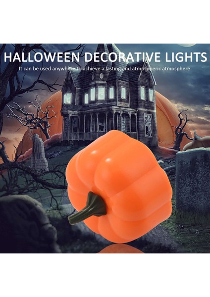 12 Takım Cadılar Bayramı Dekorasyon Parti Atmosferi Düzeni LED Elektronik Mum Işığı Simülasyon Aydınlık Kabak Fener, A (Yurt Dışından) modelleri