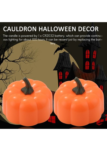 12 Takım Cadılar Bayramı Dekorasyon Parti Atmosferi Düzeni LED Elektronik Mum Işığı Simülasyon Aydınlık Kabak Fener, A (Yurt Dışından) indirimleri