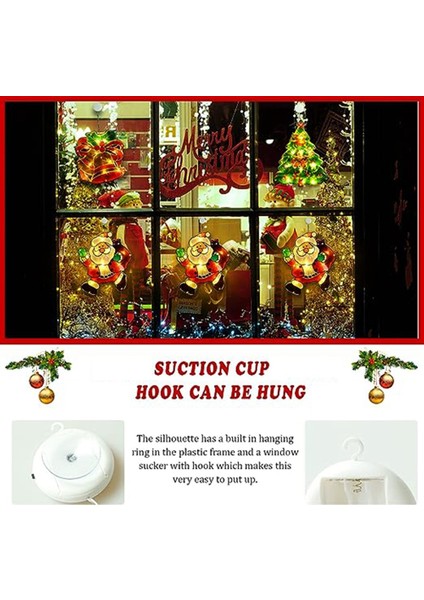 Noel Dekoratif Işıklar Noel Modelleme Işıkları Atmosfer Işıkları Pencere Işıkları Dize Küçük Fenerler (F) (Yurt Dışından) modelleri