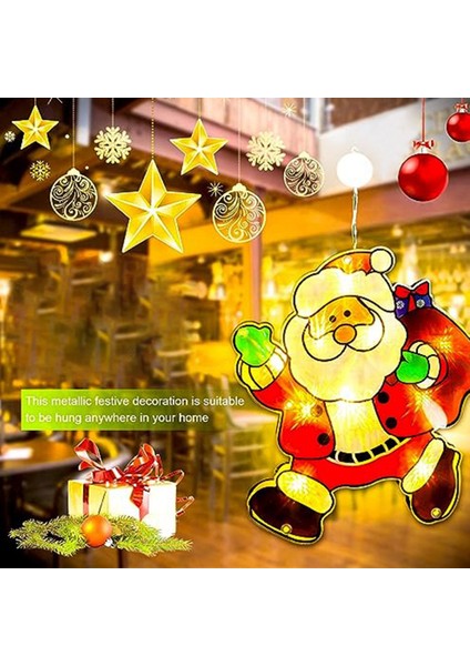 Noel Dekoratif Işıklar Noel Modelleme Işıkları Atmosfer Işıkları Pencere Işıkları Dize Küçük Fenerler (F) (Yurt Dışından) fırsatları