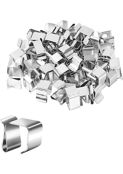 50 Adet Noel Işıkları Oluk Kancaları Galvanizli Tatil Işıkları Çatı Kancaları Noel Işık Klipleri Noel Işık Oluk Askılarıa (Yurt Dışından)