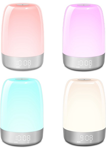 Gün Doğumu Simülasyonu Çalar Saat ile Dokunmatik Uyandırma Gece Lambası, Çocuk Yatak Odaları Için 2 Yollu Kısılabilir Sıcak Beyaz Başucu Lambası (Yurt Dışından) fiyatları