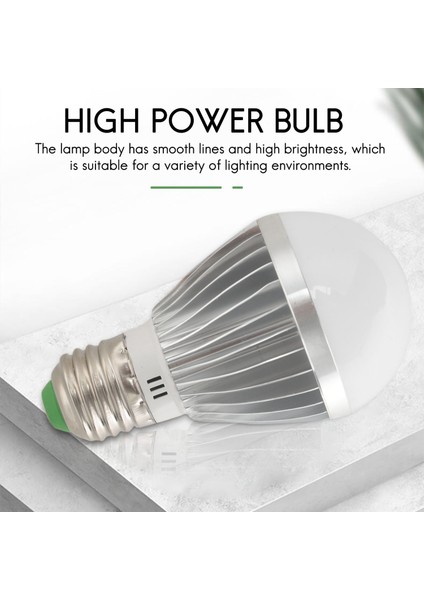 E27 5W 12V Yüksek Güçlü Beyaz Ampul (Yurt Dışından) indirimleri