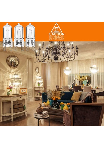 20 Adet G9 Halojen Ampuller, 25W Şeffaf Halojen Lambalar Kısılabilir, Avizeler, Kolyeler, Peyzaj Işıkları Için Sıcak Beyaz 2800K (Yurt Dışından) fırsatları
