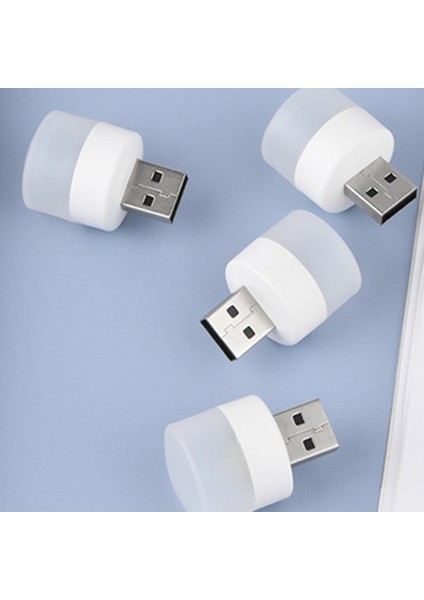 8 Adet Gece USB Işık Mini LED Ampul, Kompakt, Yatak Odası, Banyo, Çocuk Odası, Koridor, Mutfak Işıkları (Sıcak Işık) (Yurt Dışından) indirimleri