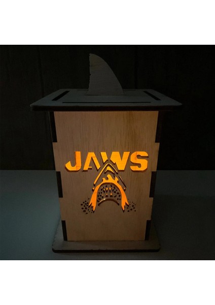 El Yapımı Cadılar Bayramı Fener Süslemeleri, LED Mumlu Ahşap Korku Fener Lambası, Komik Dekoratif Işıklar F Tarzı (Yurt Dışından) modelleri