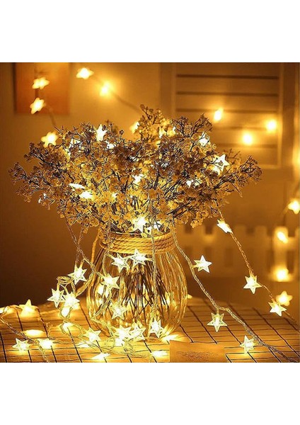 2 Dize Noel Yıldız Işıkları Cadılar Bayramı Dize Işıkları Atmosferik Yıldız Dize Işıkları Tatil Pencere Dekorasyonu (Yurt Dışından) indirimleri